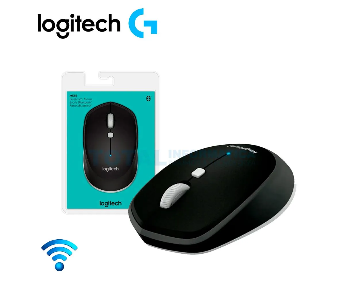 MOUSE LOGITECH M535 ( 910-004432 ) ÓPTICO BLUETOOTH NEGRO - imagen 1
