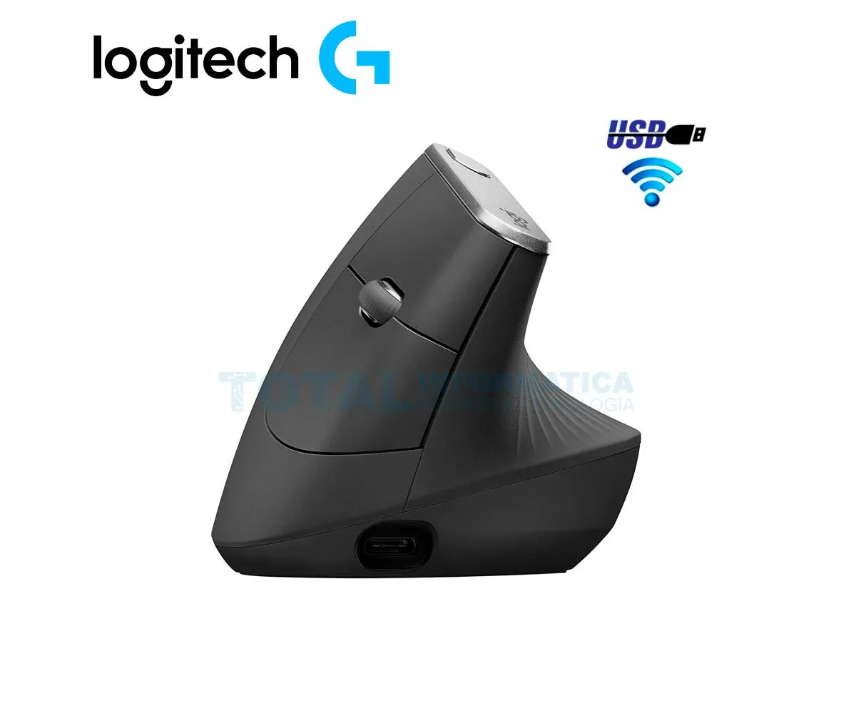 MOUSE LOGITECH MX VERTICAL ( 910-005447 ) INALÁMBRICO/BT NEGRO - imagen 3