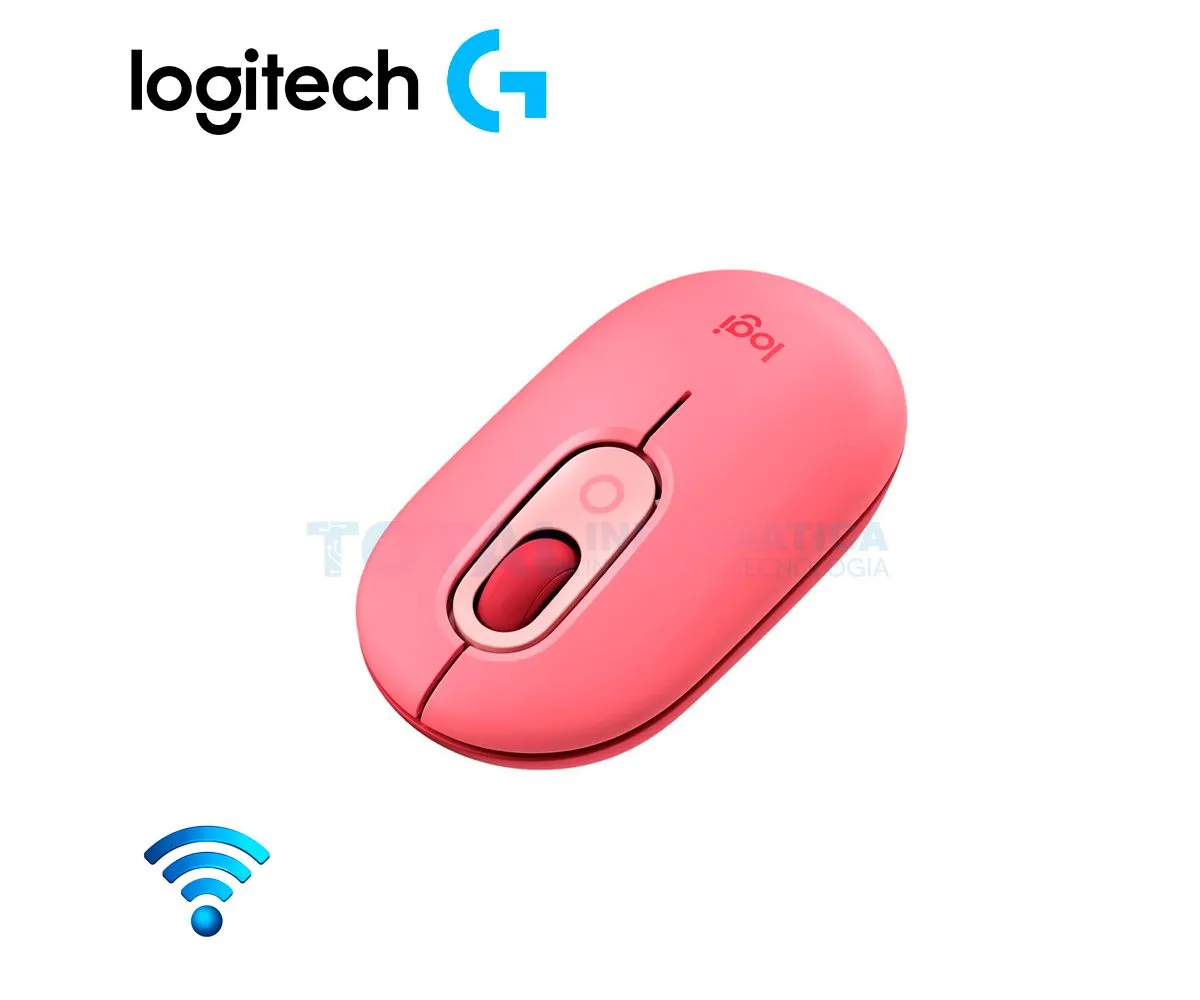 MOUSE LOGITECH POP ( 910-006545 ) BLUETOOTH, CORAL ROSA - imagen 3