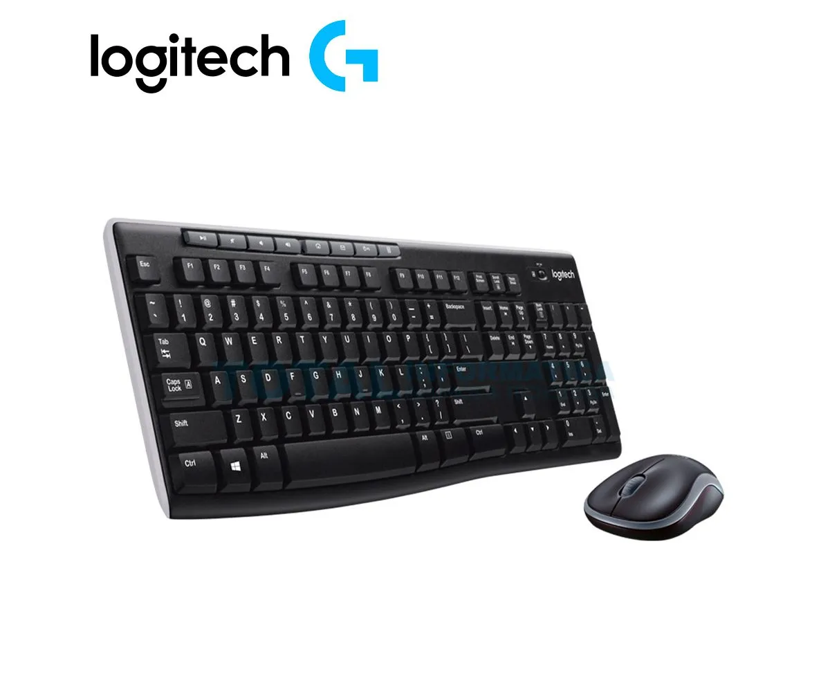 COMBO TECLADO LOGITECH + MOUSE MK270 ( 920-004432 ) INALAMBRICO USB NEGRO - imagen 2