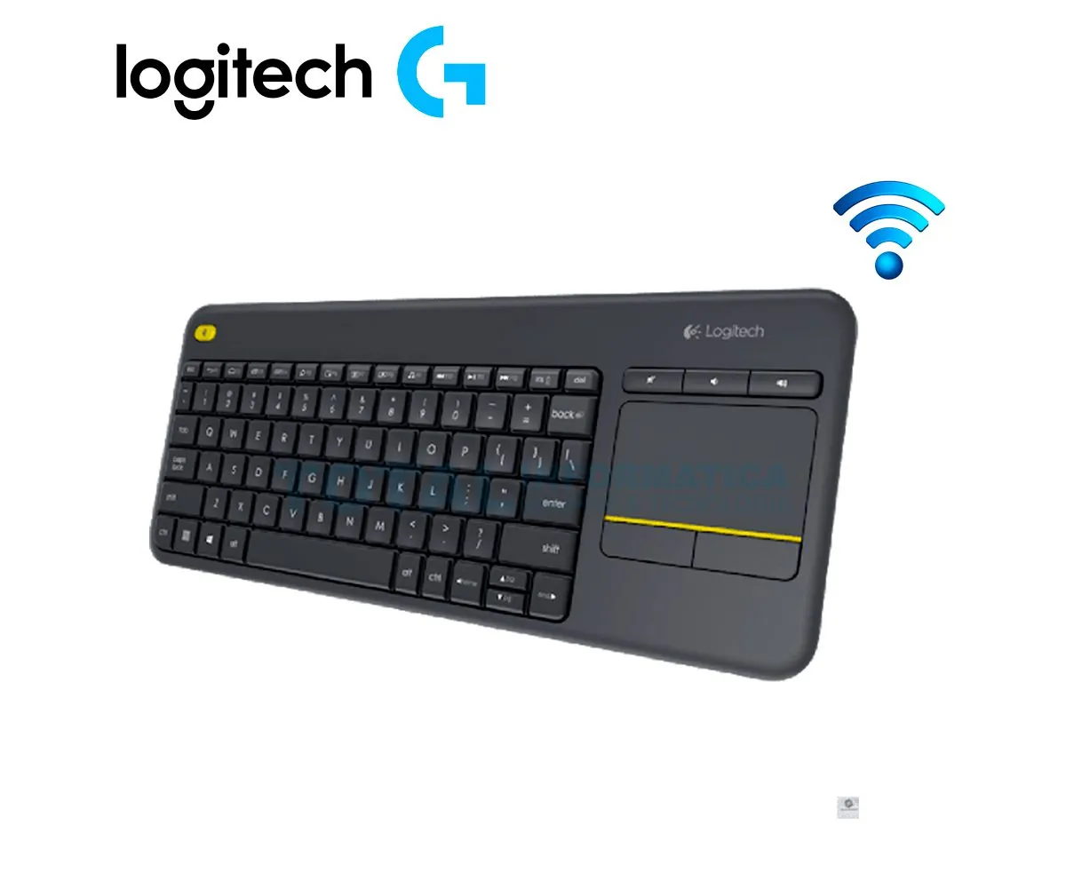 TECLADO LOGITECH K400 PLUS ( C920-007123 ) WIRELESS TOUCH SP, BLACK - imagen 2