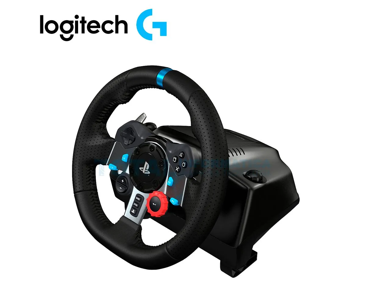VOLANTE CON PEDAL LOGITECH G29 ( 941-000111 ) RACING PS4/PS3/PC USB NEGRO - imagen 3