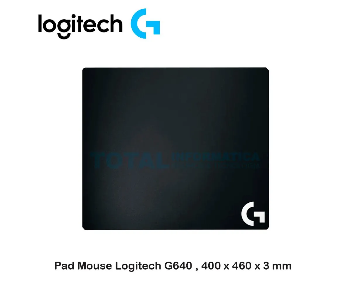 PAD MOUSE LOGITECH G640 ( 943-000088 ) TELA GRANDE, NEGRA - imagen 1