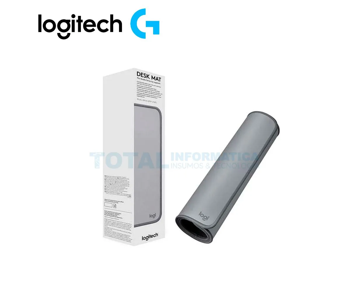 PAD MOUSE LOGITECH DESKPAD ANTI SALPICADURAS ( 956-000047 ) 300 X 700MM, GRIS CLARO - imagen 3