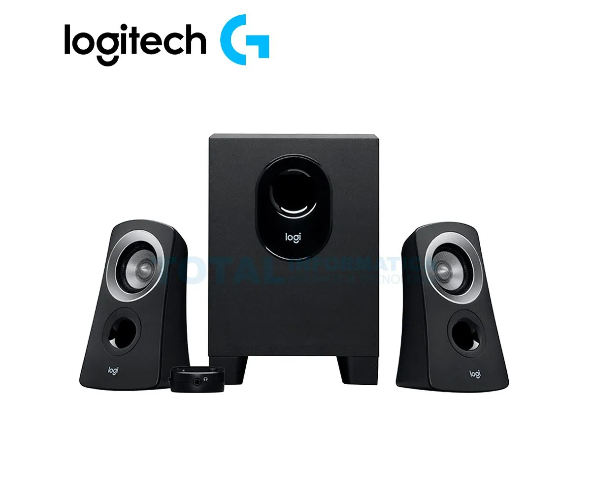 PARLANTE LOGITECH Z313 ( 980-000413 ) 2.1 25W 220V, COLOR NEGRO - imagen 2