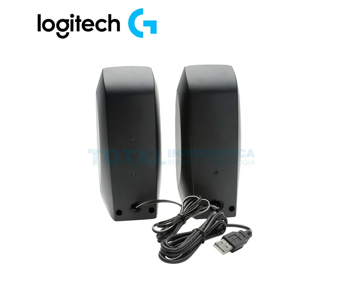 PARLANTE LOGITECH S-150 ( 980-001004 ) USB, CAJA VENTA NEGRA - imagen 3