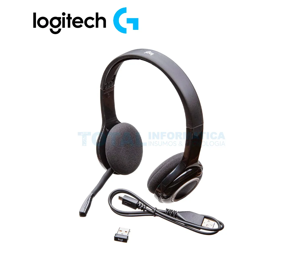 AUDIFONO LOGITECH H600 ( 981-000341 ) INALÁMBRICO, CON MIGROFONO, NEGRO - imagen 3