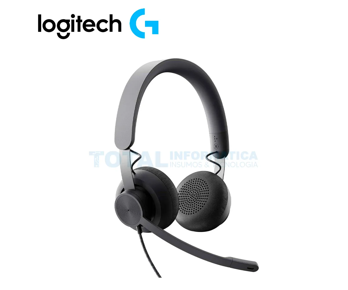 AUDIFONO LOGITECH B2B ( 981-000871 ) ZONE CON CABLE USB/USB-C, NEGRO - imagen 1