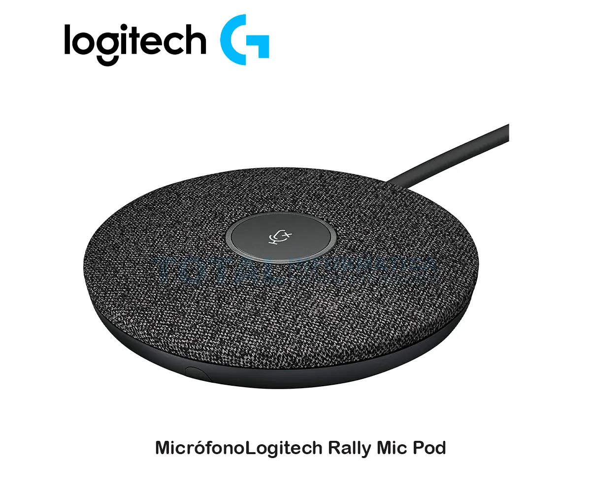 MICROFONO LOGITECH B2B PARA RALLY MIC POD ( 989-000430 ) ALÁMBRICO, USB, NEGRO - imagen 1