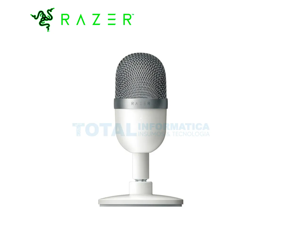 MICROFONO RAZER SEIREN MINI USB STREAMING SUPERCARDIOIDE MERCURY - imagen 2