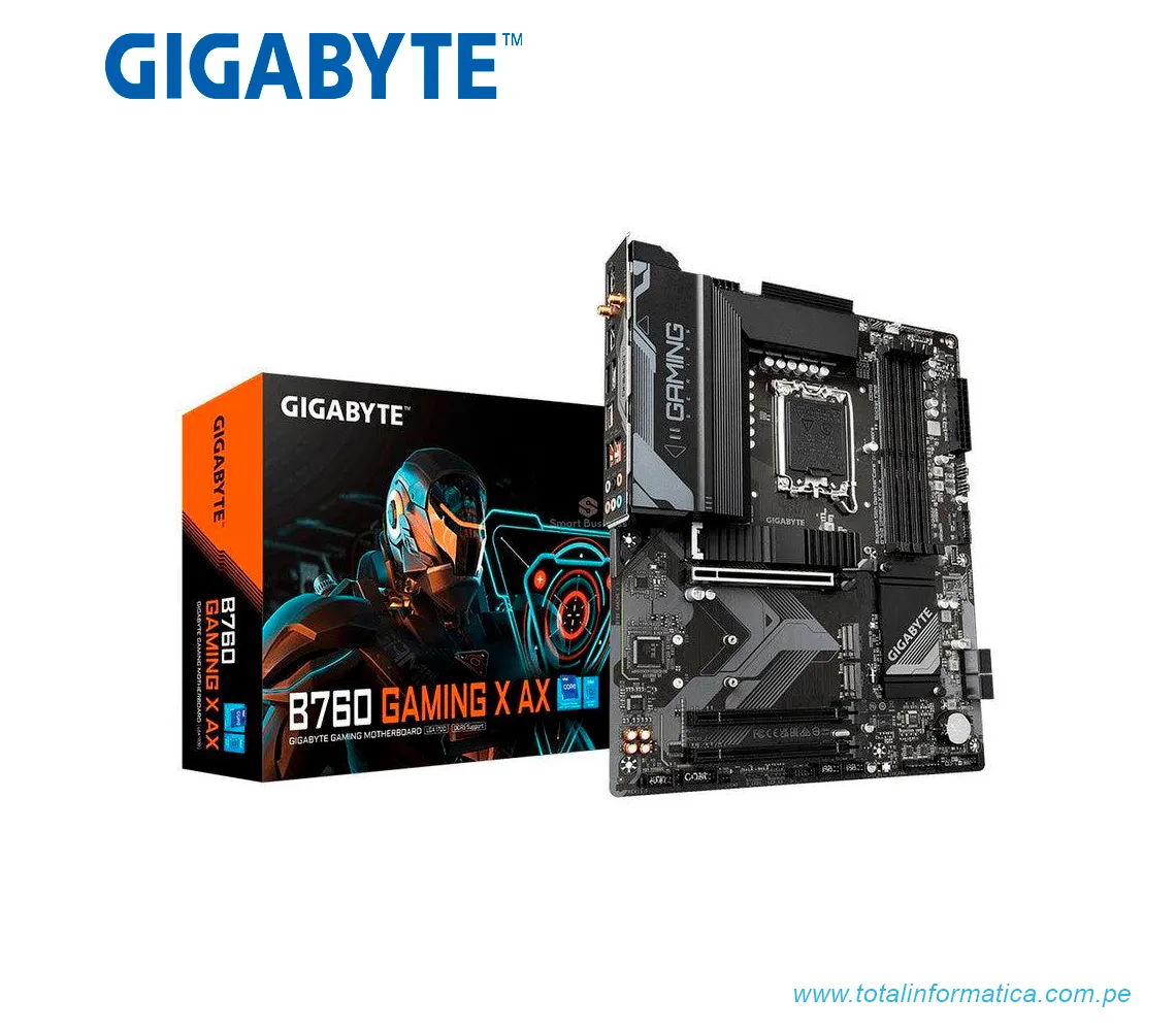 PLACA BASE GIGABYTE INTEL B760 GAMING X AX 1.3 LGA1700 - imagen 1