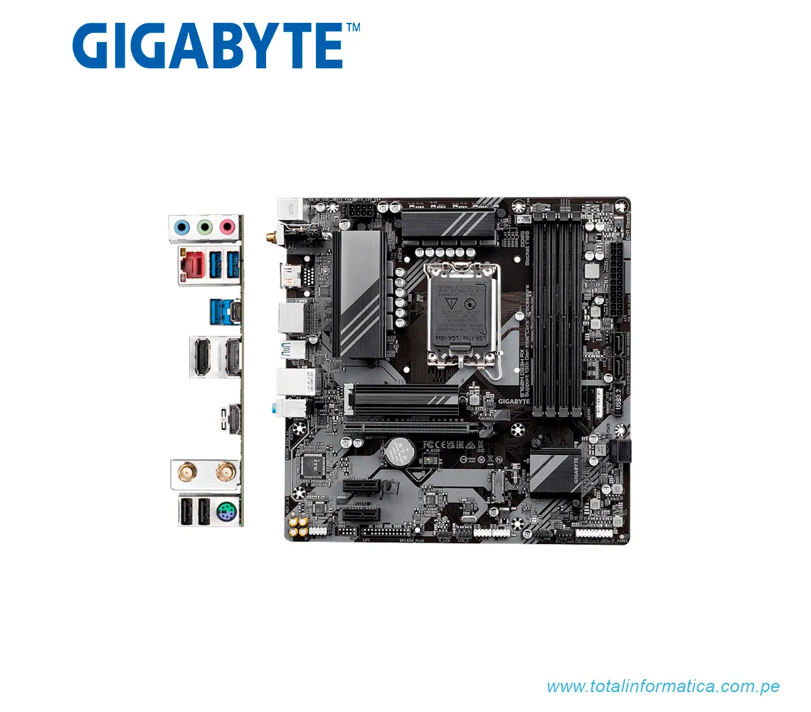 PLACA BASE GIGABYTE INTEL B760M DS3H AX 1.2 LGA 1700 13TH 12TH DDR5 - imagen 2
