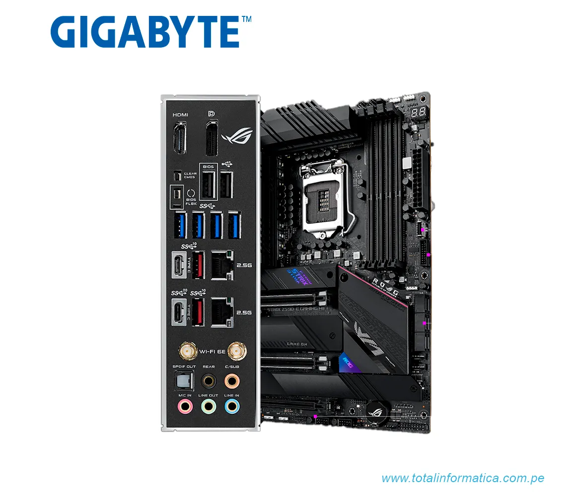 PLACA BASE ASUS INTEL ROG STRIX Z590-E GAMING WIFI  - imagen 2