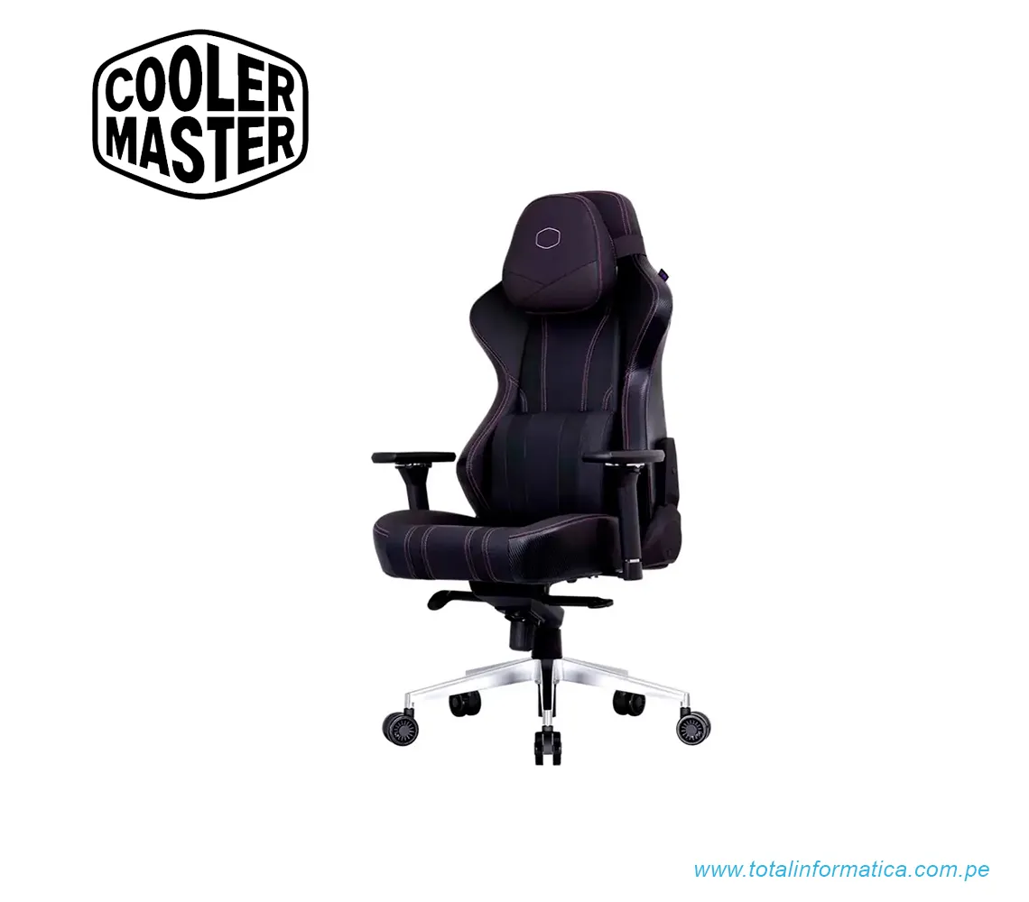 SILLA GAMER COOLER MASTER CALIBER X2  GAMING BLACK - imagen 3
