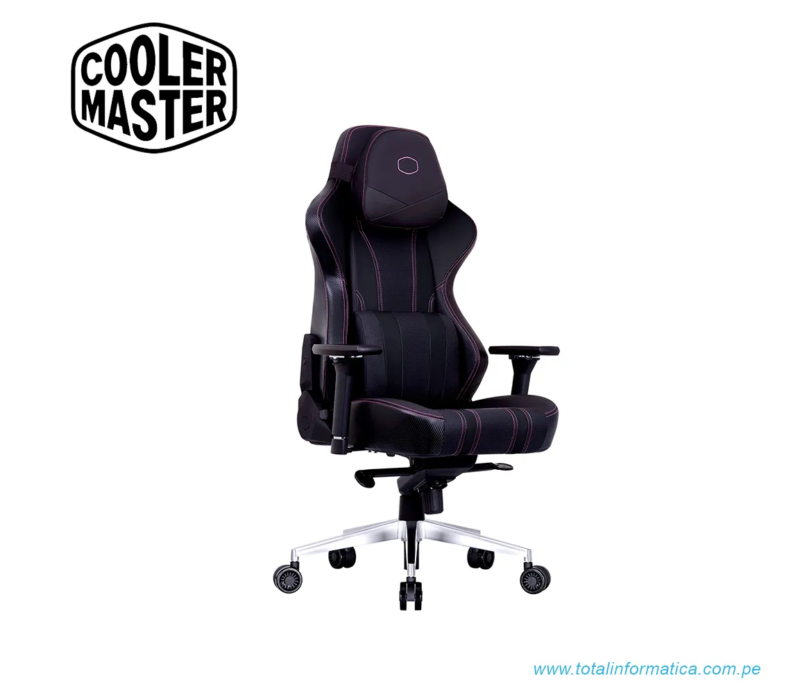 SILLA GAMER COOLER MASTER CALIBER X2  GAMING BLACK - imagen 1