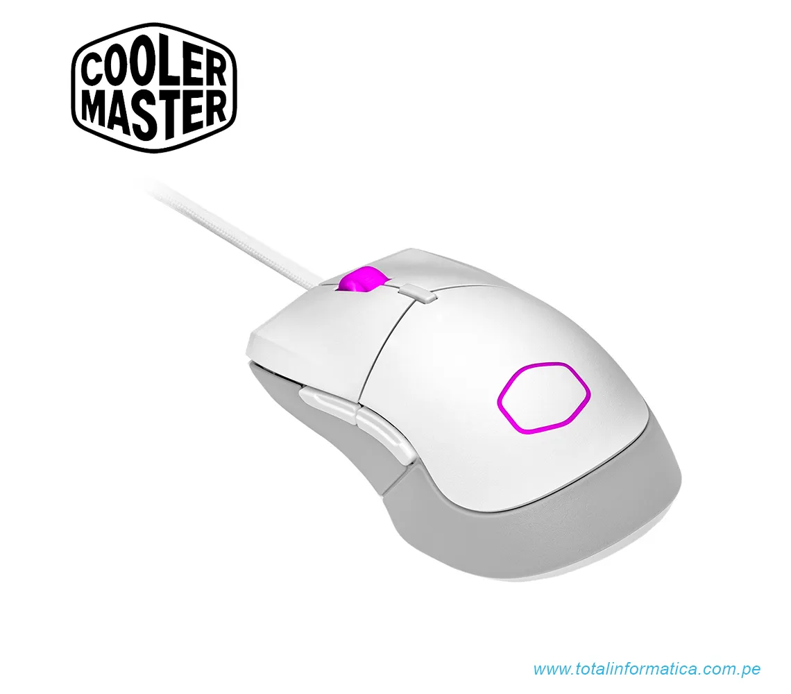 MOUSE COOLER MASTER MM310/WIRED/WHITE MATTE - imagen 1