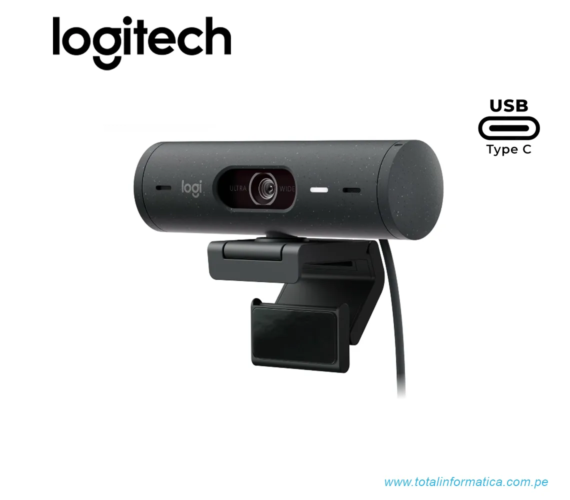 CAMARA LOGITECH B2B BRIO 505, 1080P, USB-C, NEGRO(960-001515) - imagen 1