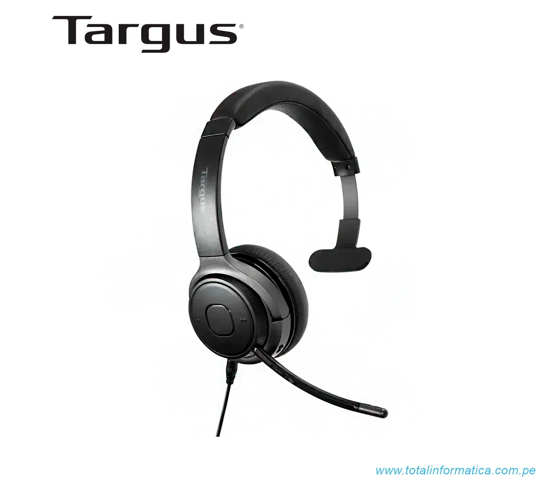 AUDIFONO MONO CON MICROFONO TARGUS B2B AEH103TT , BLUETOOTH, ON-EAR, USB-C, NEGRO(AEH103TT) - imagen 4