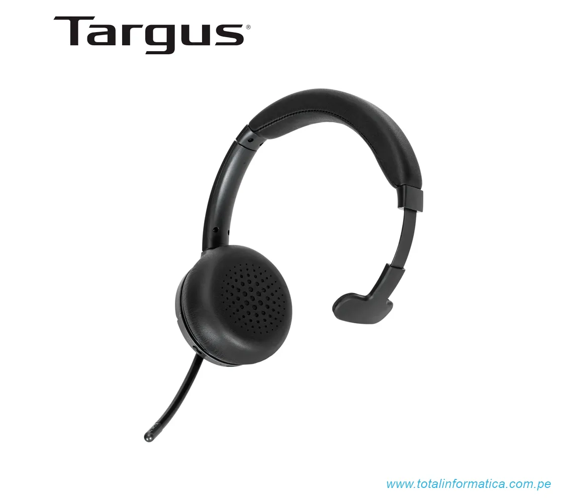 AUDIFONO MONO CON MICROFONO TARGUS B2B AEH103TT , BLUETOOTH, ON-EAR, USB-C, NEGRO(AEH103TT) - imagen 3