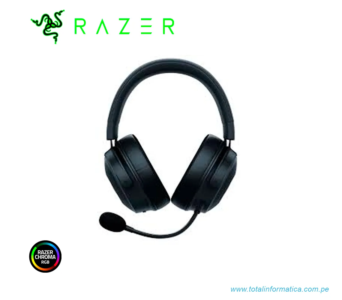 AUDIFONO GAMING CON MICROFONO RAZER KRAKEN V3 PRO, INALAMBRICO, USB-A, CHROMA RGB, NEGRO(RZ04-03460100-R3U1) - imagen 2