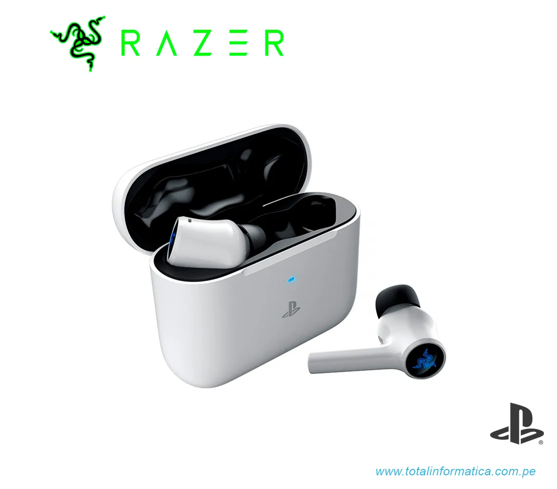 AUDIFONO CON MICROFONO RAZER HAMMERHEAD, INALAMBRICO/BLUETOOTH, CHROMA RGB, MULTI-PLATAFORMA, BLANCO(RZ12-03820300-R3U1) - imagen 3