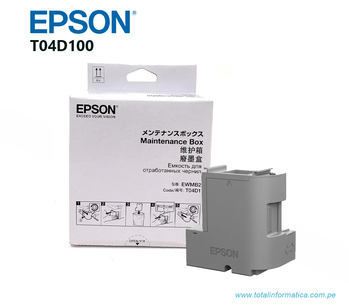 CAJA DE MANTENIMIENTO EPSON T04D100 ECOTANK 3700/3750/4750 - imagen 1