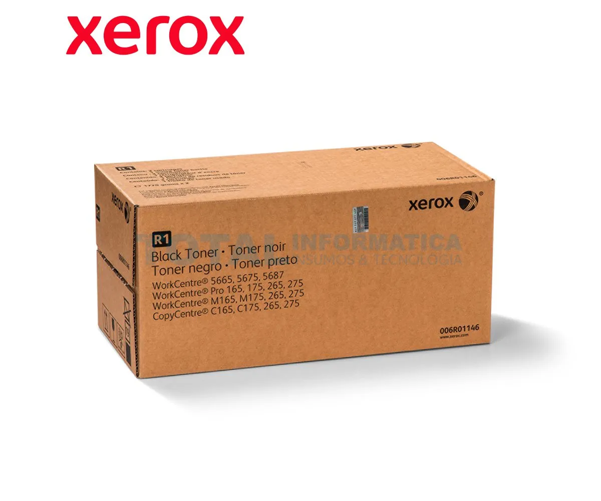TONER XEROX ( 006R01146 ) PARA WC 5665, 5675, 5687, BLACK, 100K - imagen 2