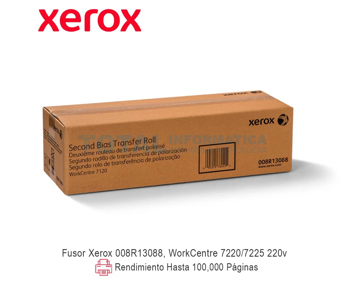 FUSOR XEROX 220V ( 008R13088 ) WORKCENTRE 7220, 7225 - imagen 1