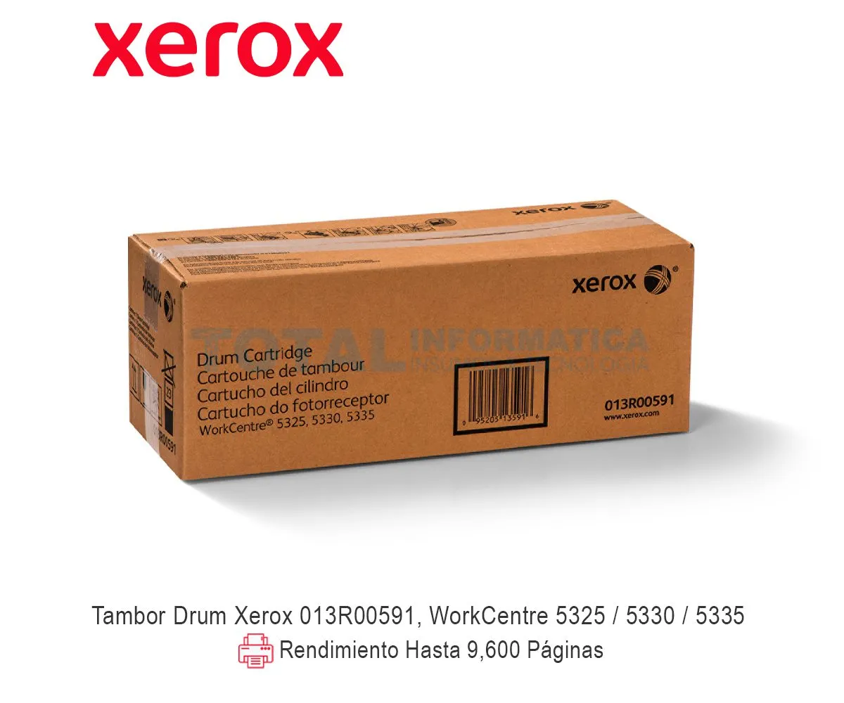 DRUM XEROX ( 013R00591 ) PARA WORKCENTRE 5325, 5330, 5335 - imagen 1