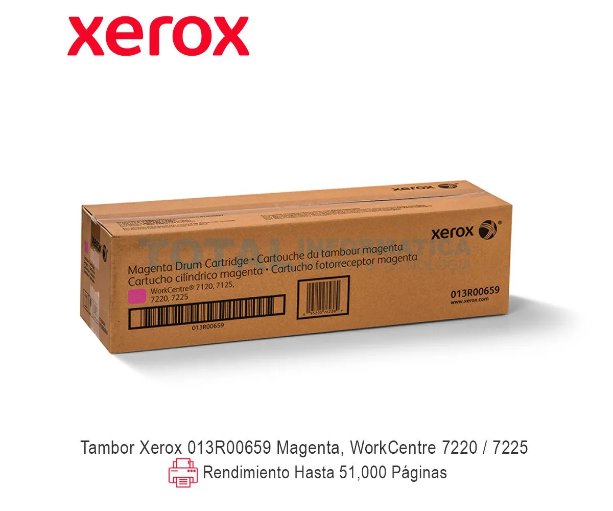 TAMBOR XEROX ( 013R00659 ) WORKCENTRE 7220, 7225, MAGENTA - imagen 1
