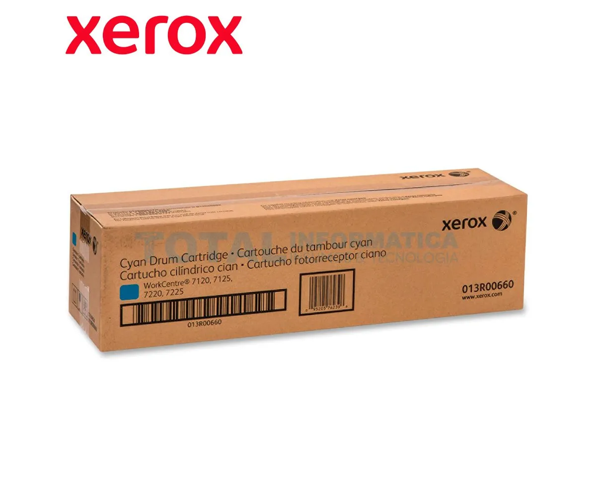 TAMBOR XEROX ( 013R00660 ) WORKCENTRE 7220, 7225, CYAN - imagen 2