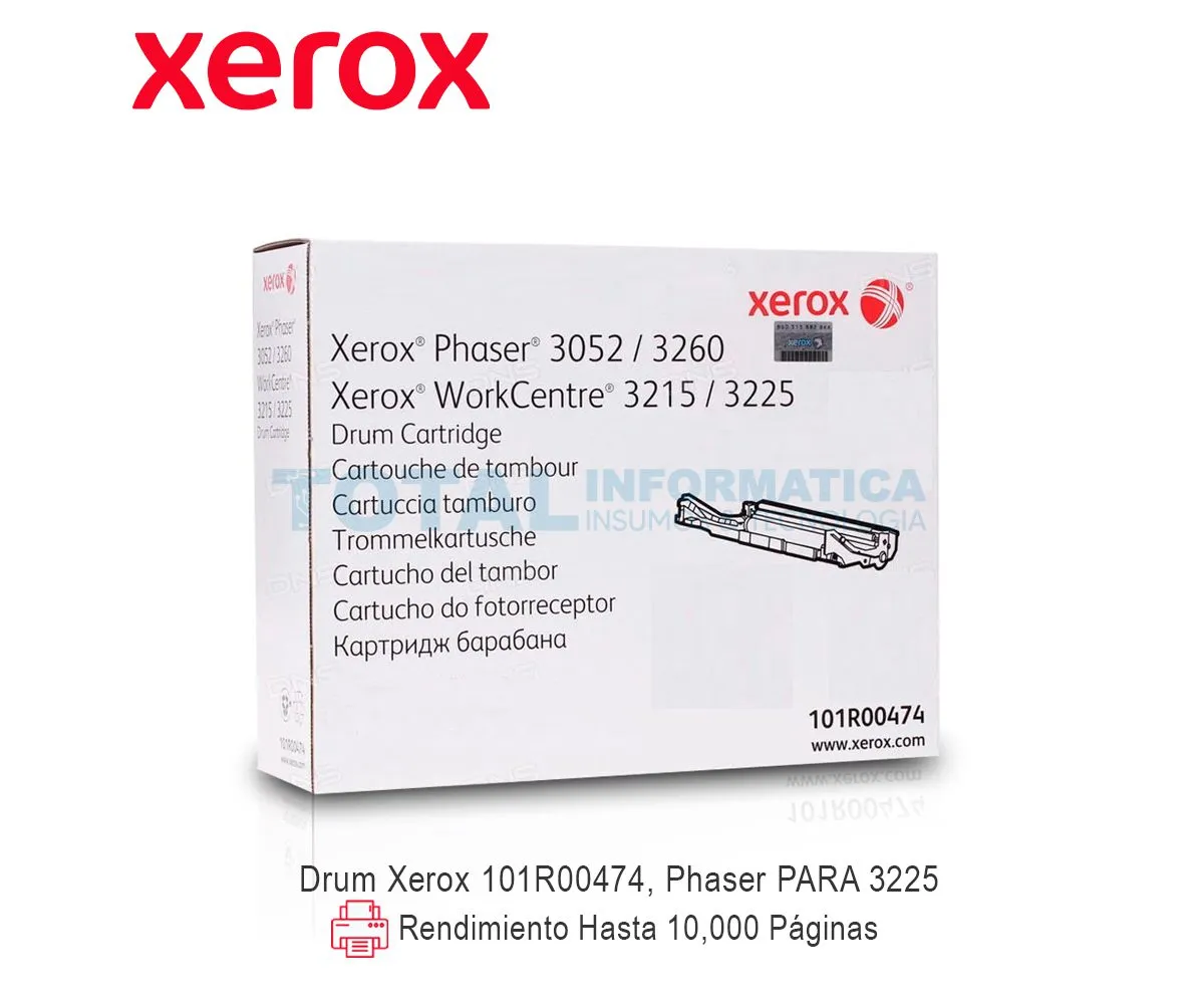 DRUM XEROX ( 101R00474 ) PARA PHASER 3225, 3260 - imagen 1