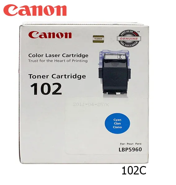 TONER CANON 102C LBP5960 CYAN - imagen 1
