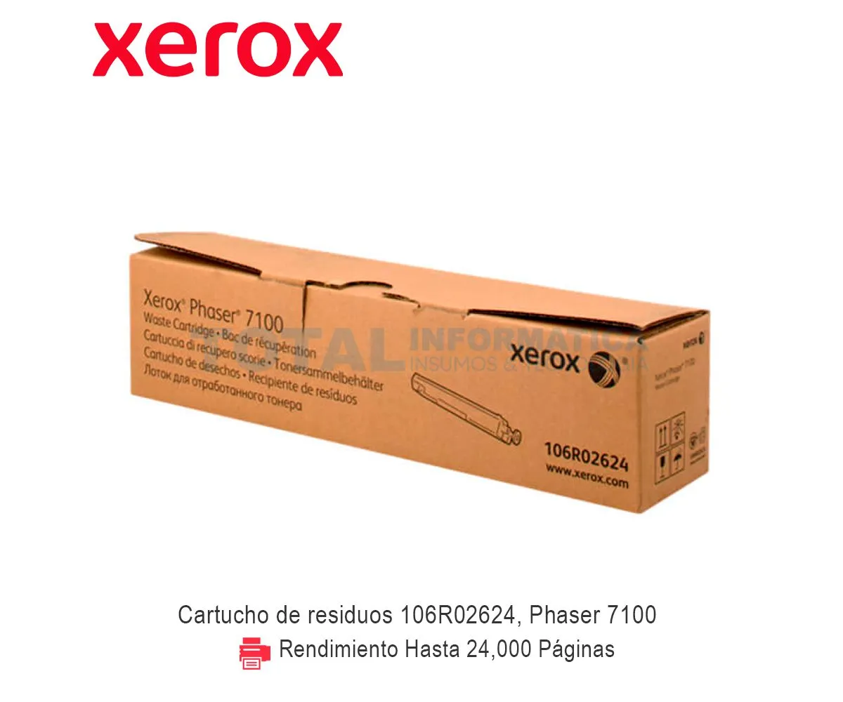 WASTE XEROX ( 106R02624 ) PARA PHASER 7100 - imagen 1