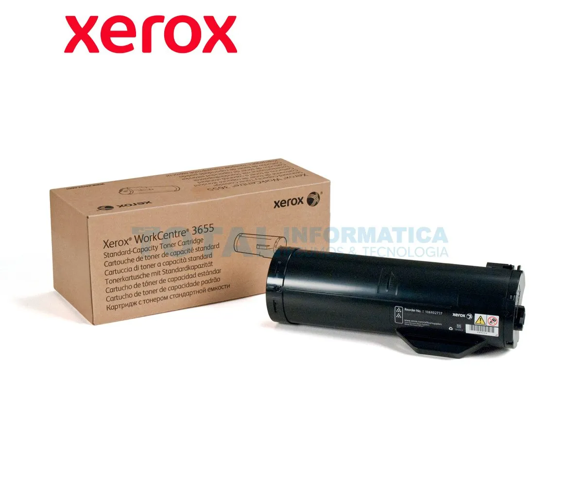 TONER XEROX ( 106R02737 ) WORKCENTRE 3655, 6,100 PAGS - imagen 2