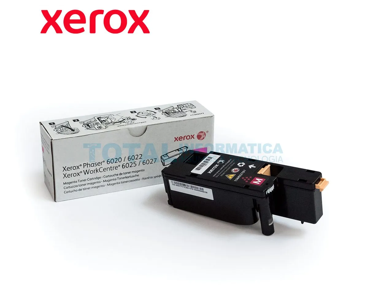 TONER XEROX ( 106R02761 ) PHASER 6020, 6022, WORKCENTRE 6025, 6027, MAGENTA - imagen 2