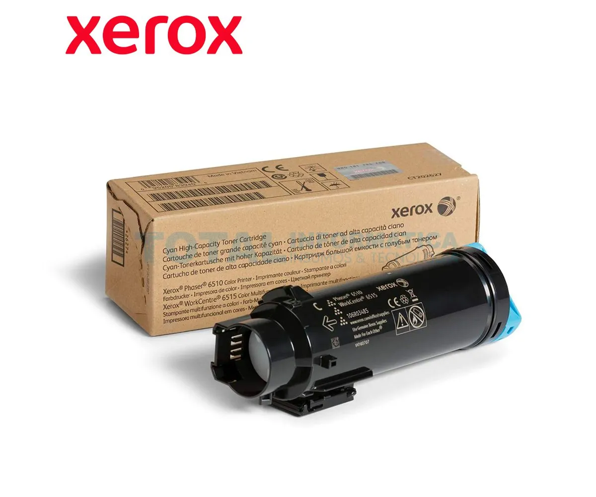 TONER XEROX ( 106R03485 ) WORKCENTRE 6510, 6515, CYAN - imagen 2
