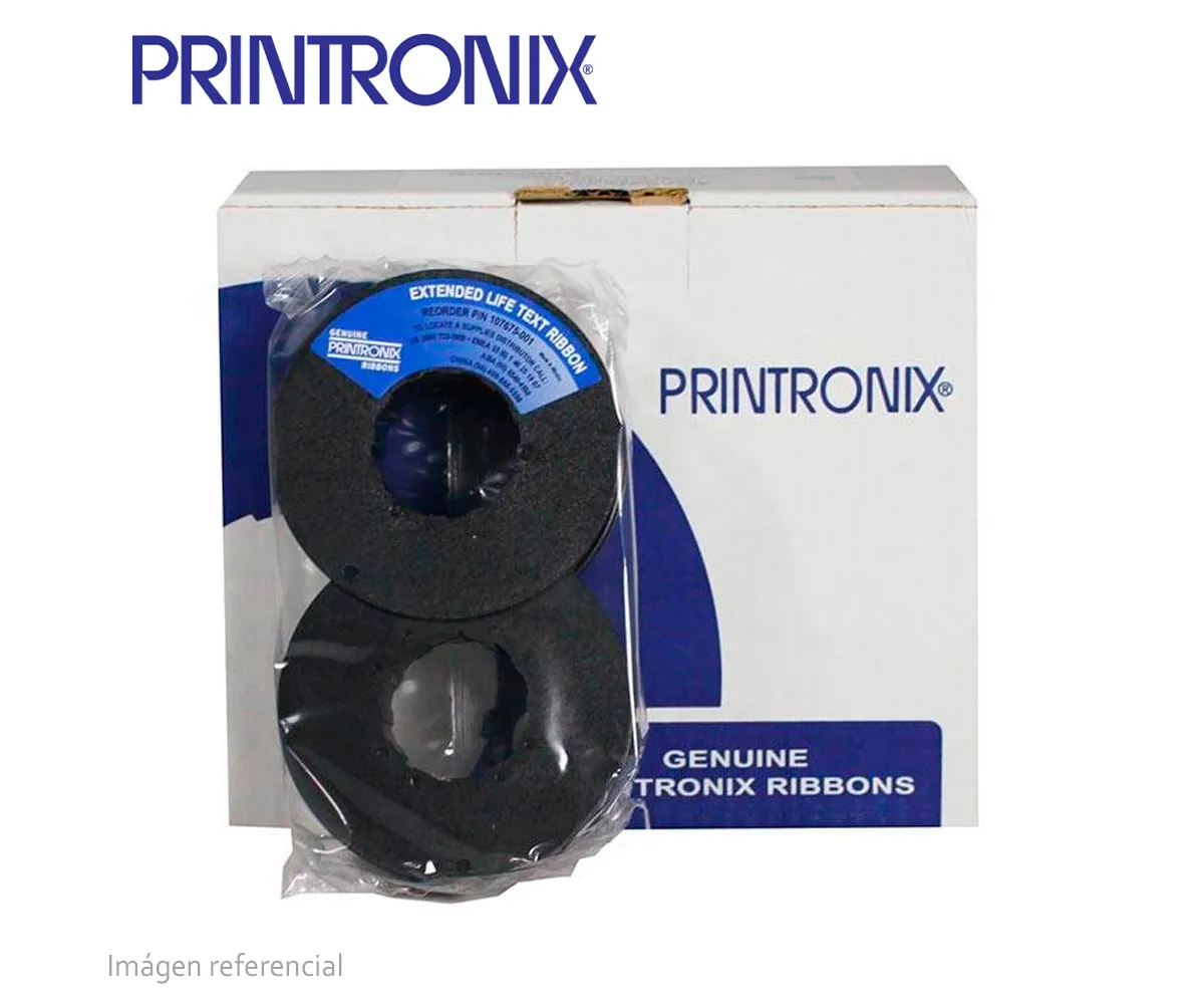 CINTA PRINTRONIX LINE MATRIX 107675-001, EXTENDED LIFE TEXT P5000, PAQUETE DE 6 - imagen 1