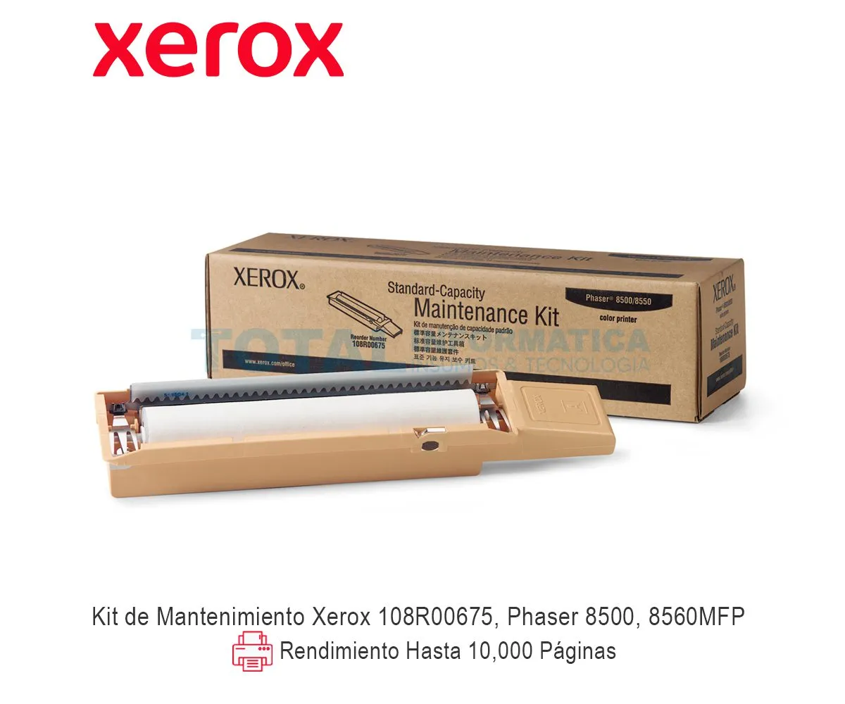 KIT DE MANTENIMIENTO ( 108R00675 ) PHASER 8500, 8550, 8560, CAPACIDAD NORMAL - imagen 1