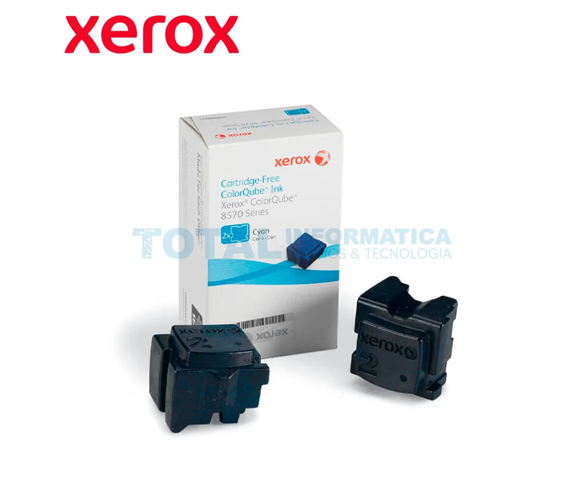 TINTA SOLIDA XEROX ( 108R00936 ) CYAN COLORQUBE 8570, 4.4 KPG - imagen 2