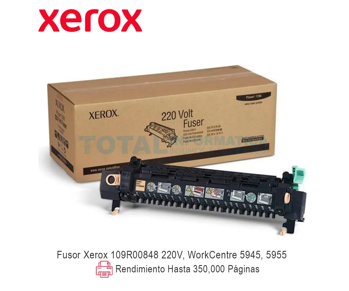 FUSER XEROX ( 109R00848 ) WORKCENTRE 5945, 5955 220V - imagen 1