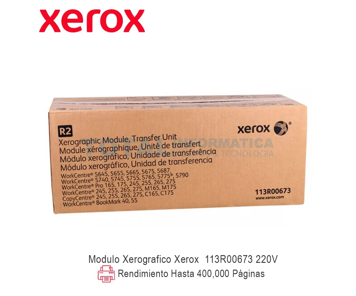 MODULO XEROGRAFICO 220V ( 113R00673 ) 450.000 PAG - imagen 1