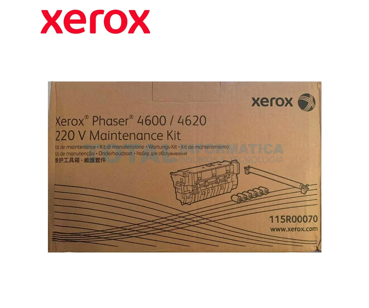 KIT DE MANTENIMIENTO XEROX ( 115R00070 ) PHASER 4600, 4620 FUSOR 220V - imagen 2