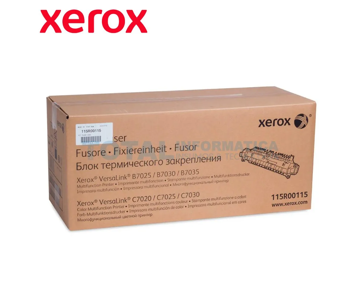 FUSOR 220V XEROX ( 115R00115 ) VERSALINK B7025, B7030, B7035 - imagen 2