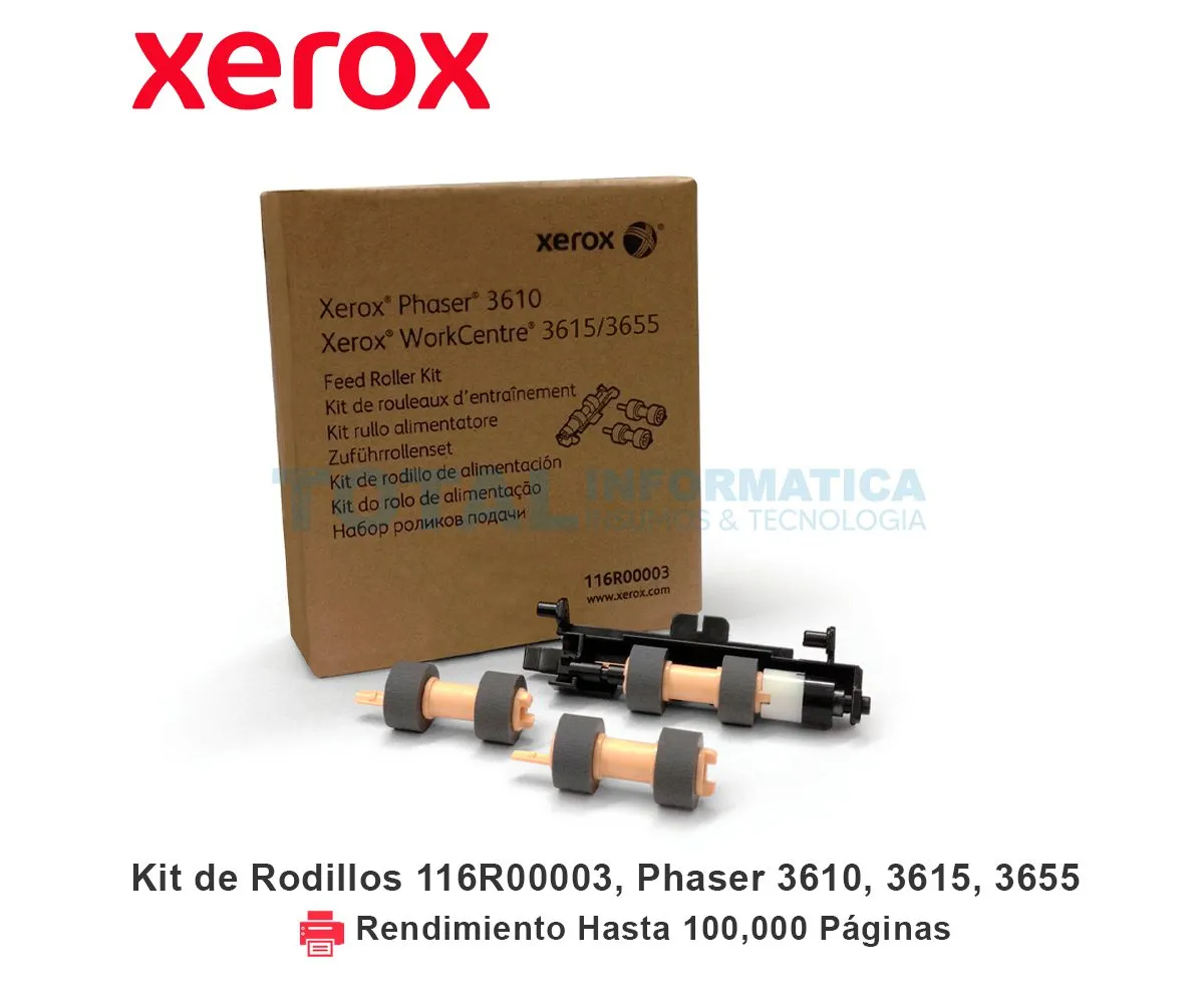 KIT UNIDAD IMAGEN XEROX 116R00003 PHASER 3610, 100,000 PAG - imagen 1