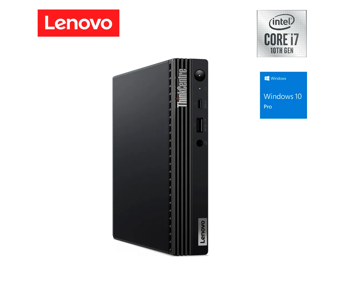 COMPUTADORA LENOVO M70Q, CORE I7-10700T 2.0GHZ, 8GB DDR4, 1TB SATA + 256GB SSD M.2, WINDOWS 10 PRO - imagen 1