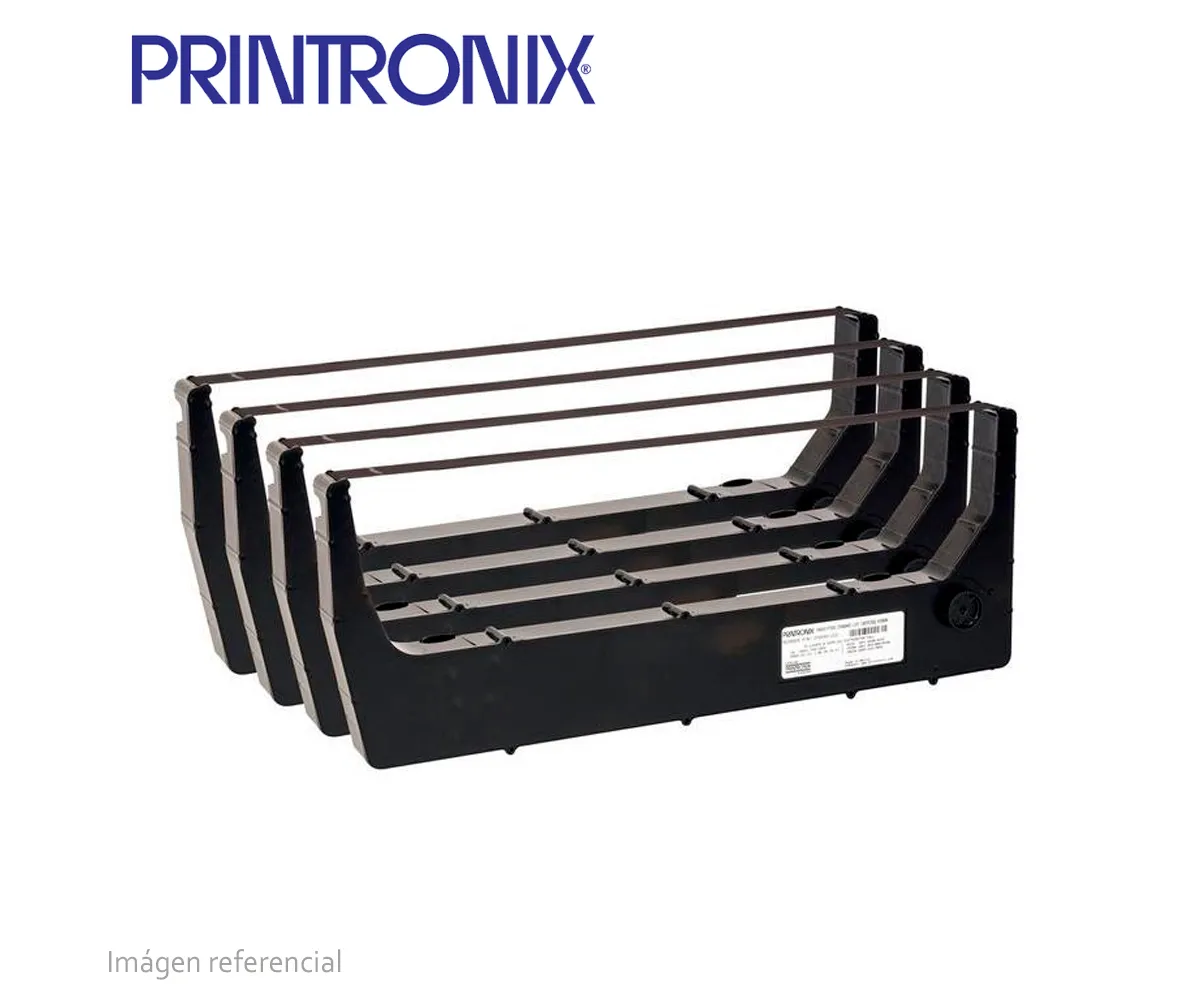 CINTA PRINTRONIX 255049-402, PARA P8005, P8005, 4 PIEZAS, COLOR BLACK - imagen 1