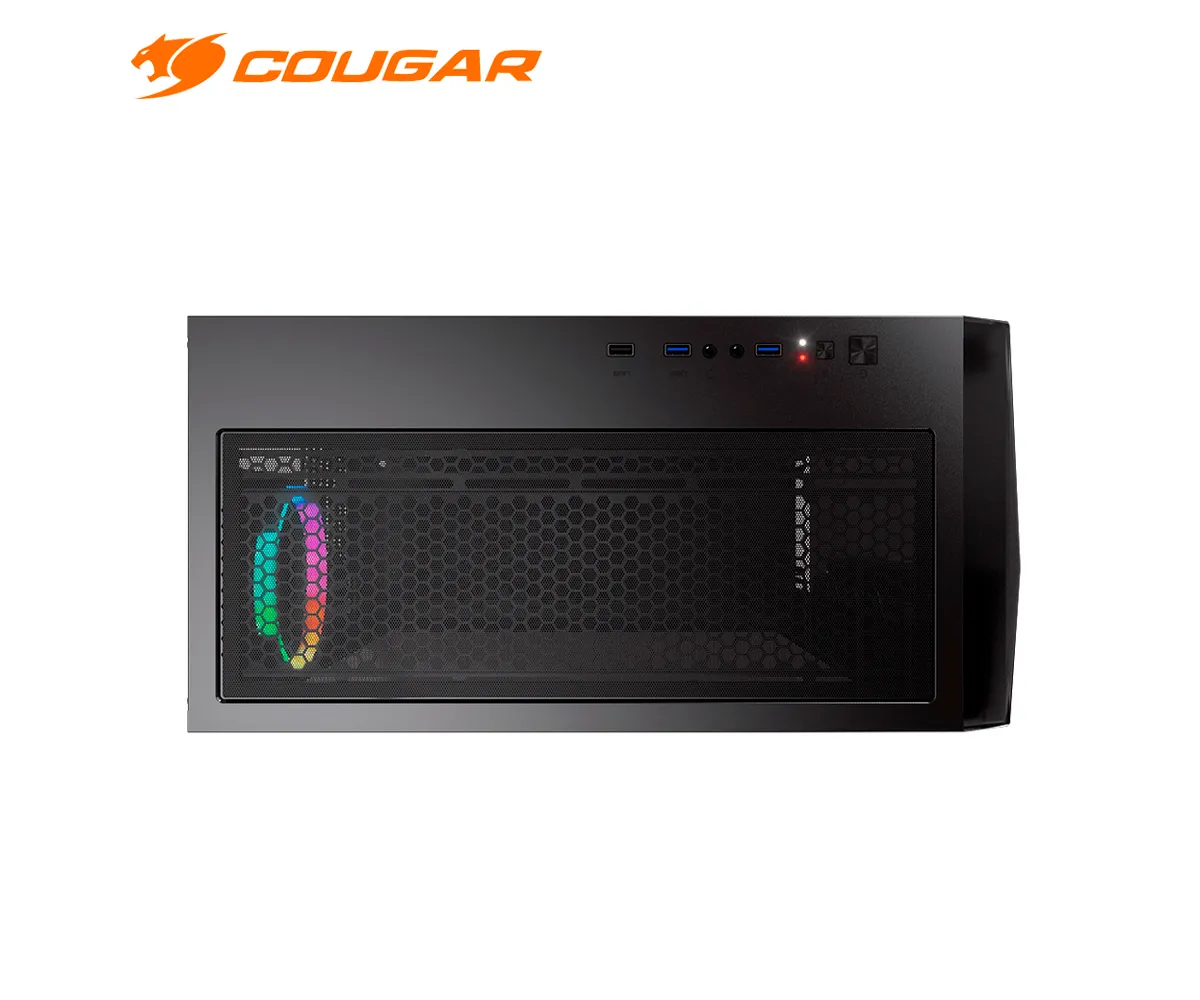 CASE COUGAR DARKBLADER X7 MIDNIGHT GREEN, TOWER VIDRIO TEMPLADO, RGB - imagen 4