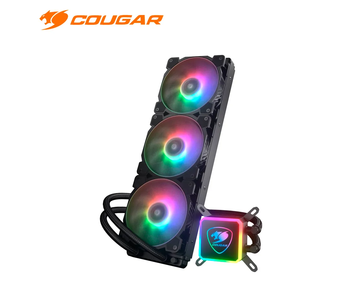 ENFRIAMIENTO LÍQUIDO COUGAR AQUA ARGB 360, 120MM, 2000 RPM, 3 X FAN, RGB - imagen 3