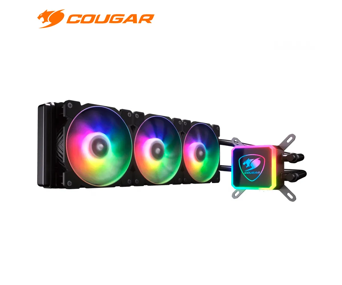 ENFRIAMIENTO LÍQUIDO COUGAR AQUA ARGB 360, 120MM, 2000 RPM, 3 X FAN, RGB - imagen 1